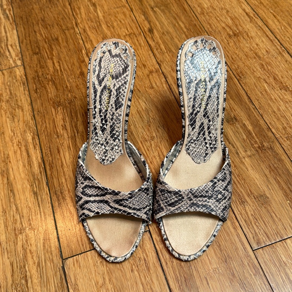 Snakeskin Nine West Studio Slides - image 1